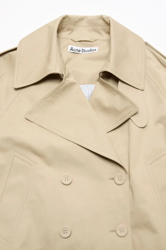 Kort trenchcoat
