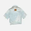 Lappad jeansjacka