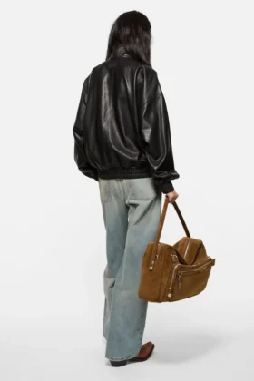 Läderblouson