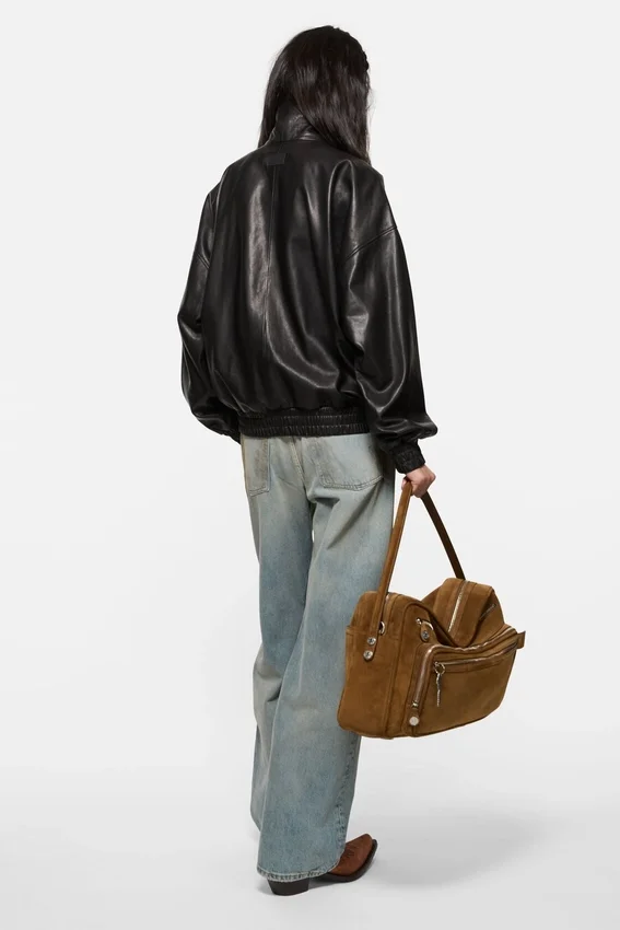 Läderblouson