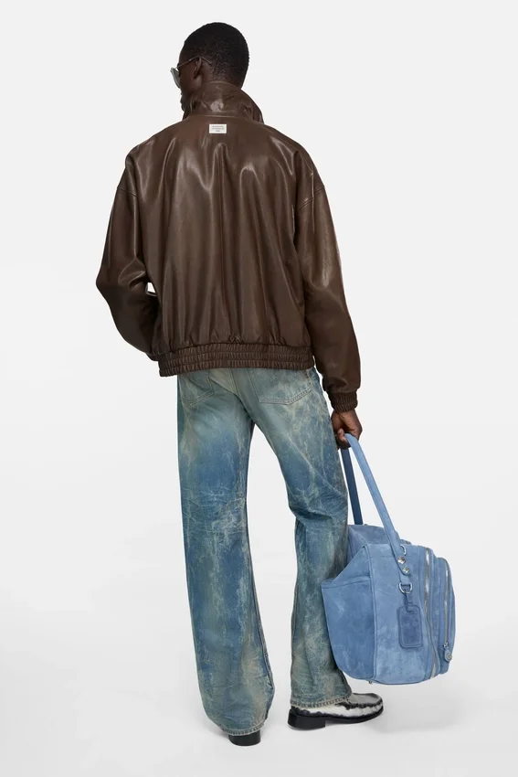 Läderblouson