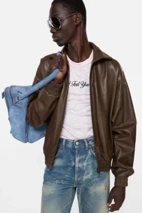 Läderblouson