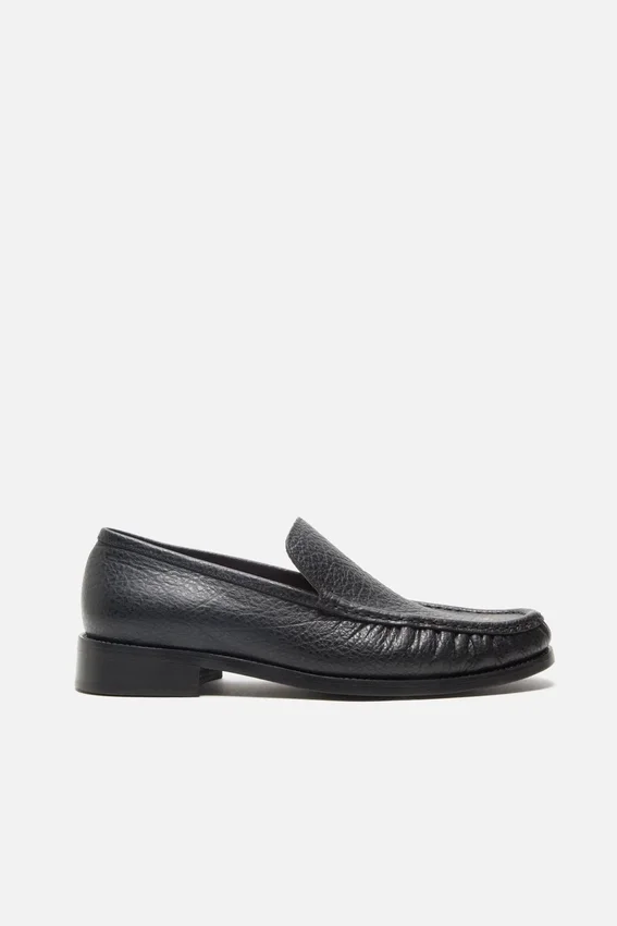 Läderloafers