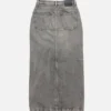 Lång jeanskjol