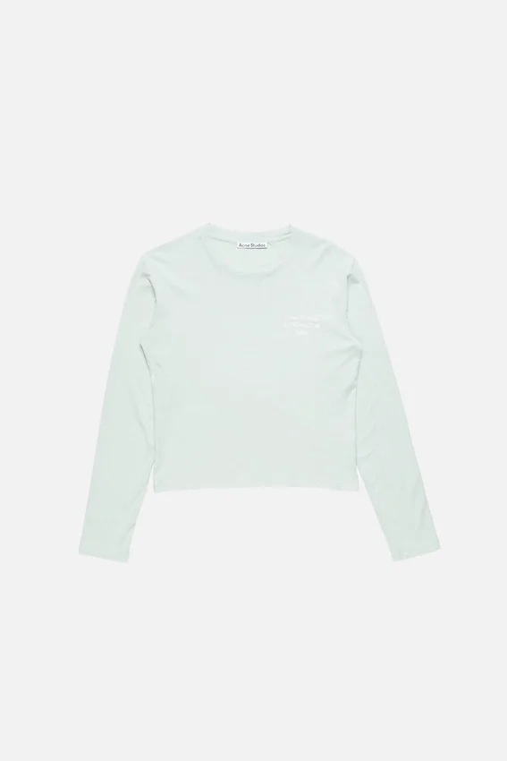 Långärmad T-shirt med logotyp