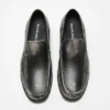 Loafers i målat läder