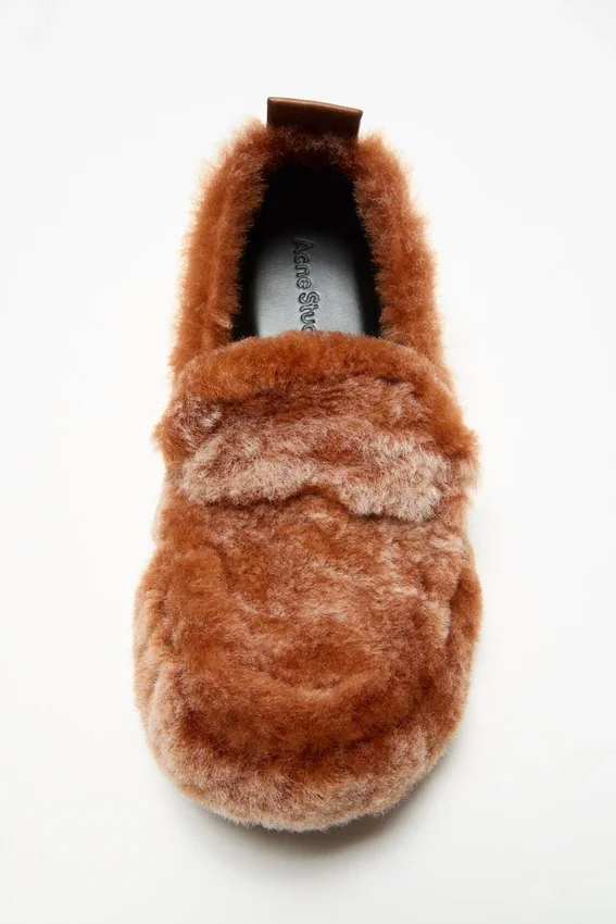Loafers i shearling
