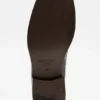 Loafers i tryckt läder