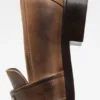 Loafers i vintage-läder