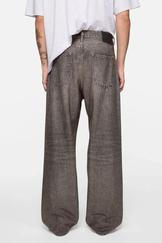 Löst sittande jeans med strass – 1981