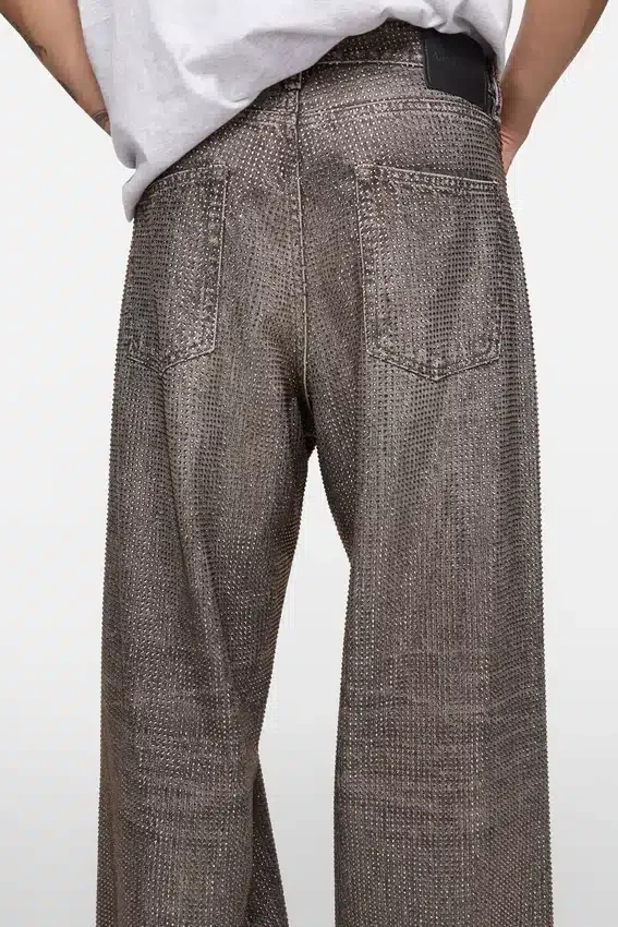 Löst sittande jeans med strass – 1981