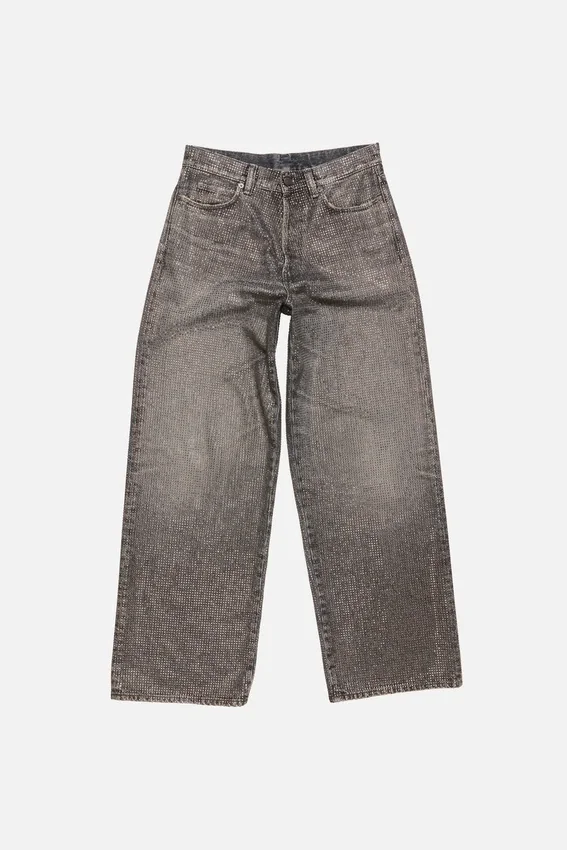 Löst sittande jeans med strass – 1981