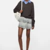 Minikjol i fleece