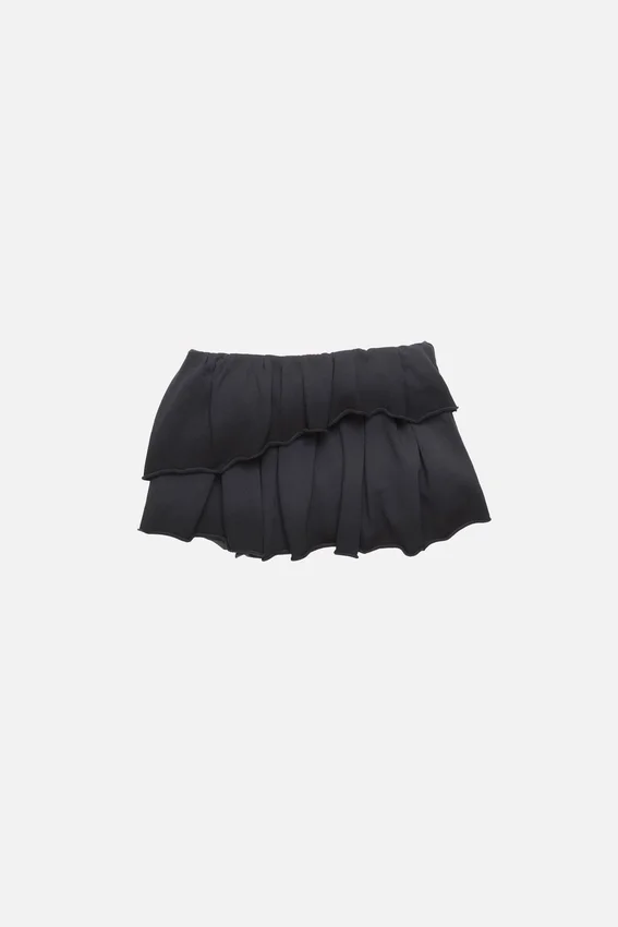 Minikjol i fleece