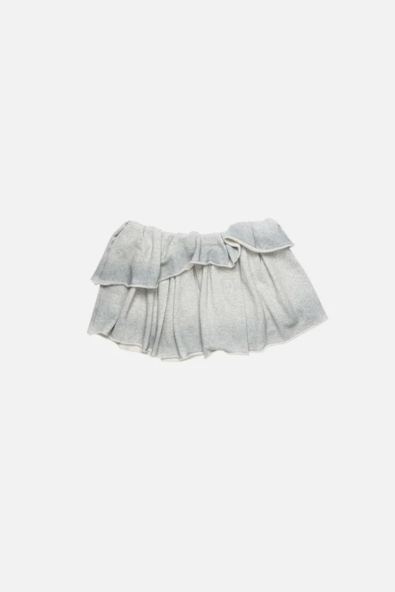 Minikjol i fleece