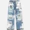Mönstrade jeans – Regular fit
