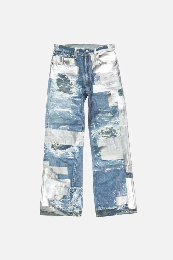 Mönstrade jeans – Regular fit