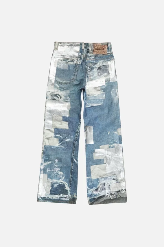 Mönstrade jeans – Regular fit