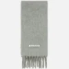 Mohair-halsduk med logotyp