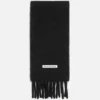 Mohair-halsduk med logotyp