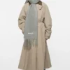 Mohair-halsduk med logotyp