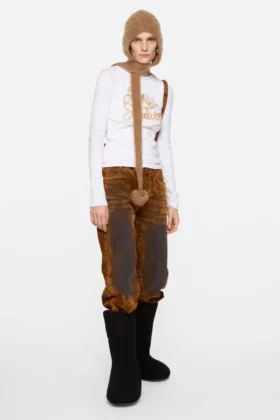 Mohairmössa med öronlappar