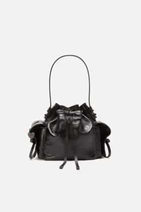 Multipocket Mini Bucket-väska