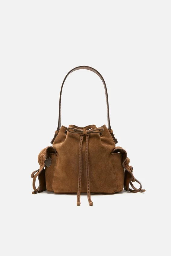 Multipocket mini-bucketväska