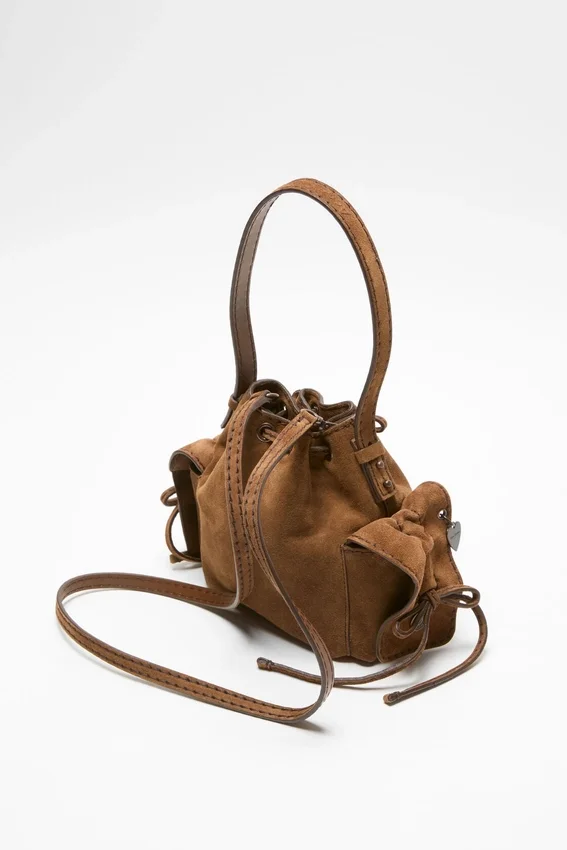 Multipocket mini-bucketväska