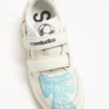 Platform-sneakers med kardborreband