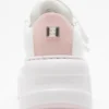 Plattformsneakers med kardborreband