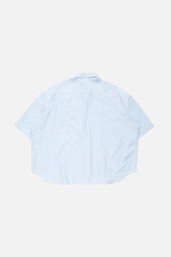 Randig poplin-skjorta