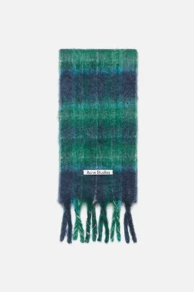 Rutig halsduk i mohair