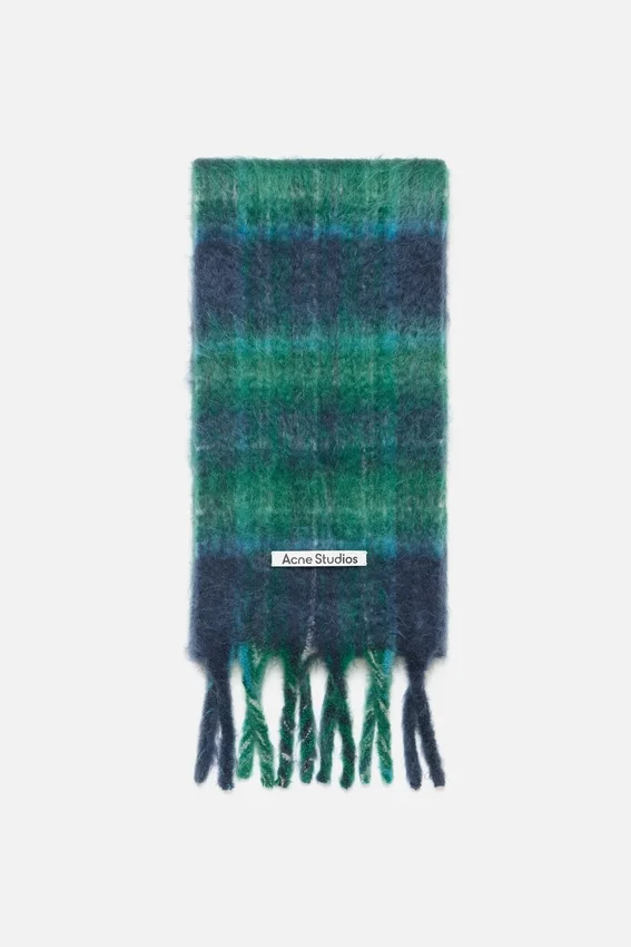 Rutig halsduk i mohair