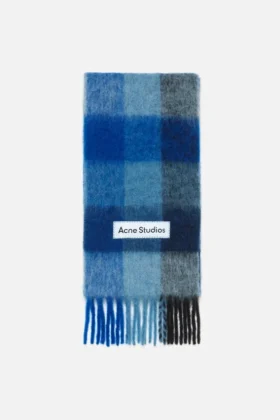 Rutig halsduk i mohair