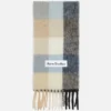 Rutig halsduk i mohair