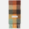 Rutig halsduk i mohair