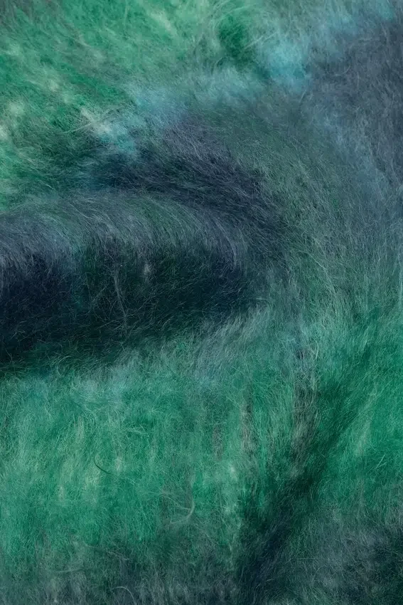 Rutig halsduk i mohair