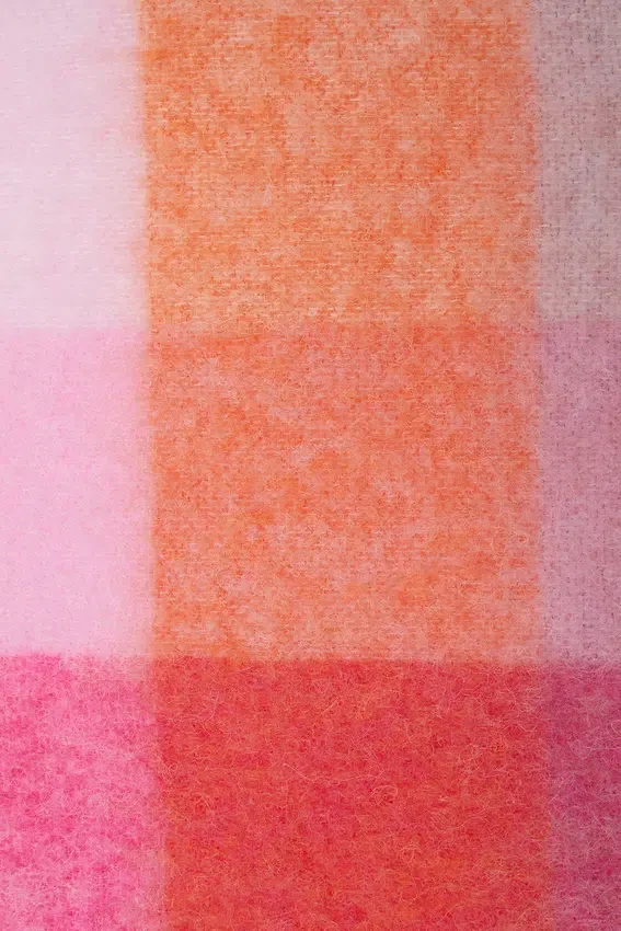 Rutig halsduk i mohair