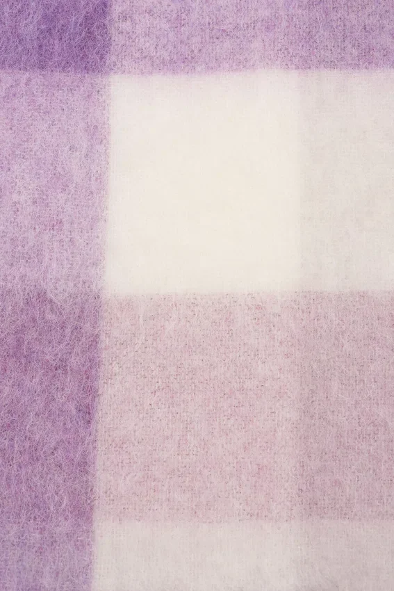 Rutig halsduk i mohair