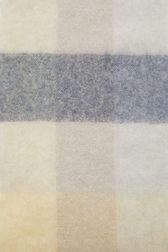 Rutig halsduk i mohair