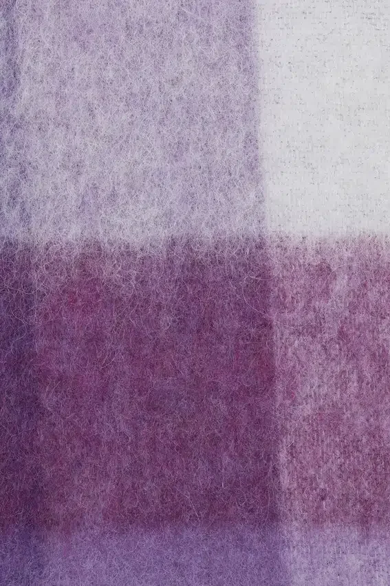 Rutig halsduk i mohair