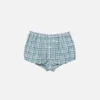 Rynkade rutiga shorts