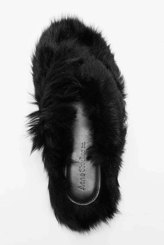 Sandaler i shearling