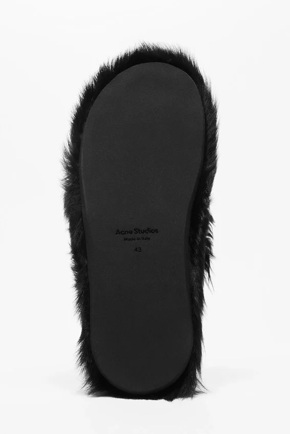 Sandaler i shearling