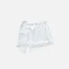 Satin kjol med volanger