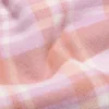 Scarf med rutmönster och logotyp – bred
