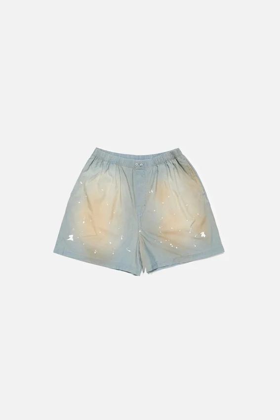 Shorts med logotypstämpel