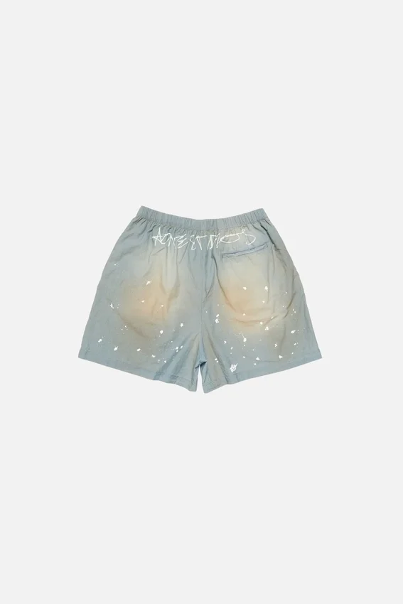 Shorts med logotypstämpel