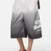 Shorts med överdimensionerad logotyp